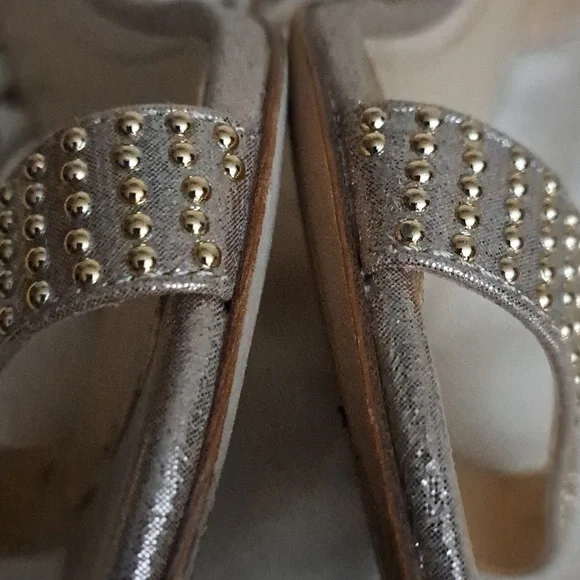 Vince Camuto Imagine Soft Gold Kitten Heels - Picture 6 of 14